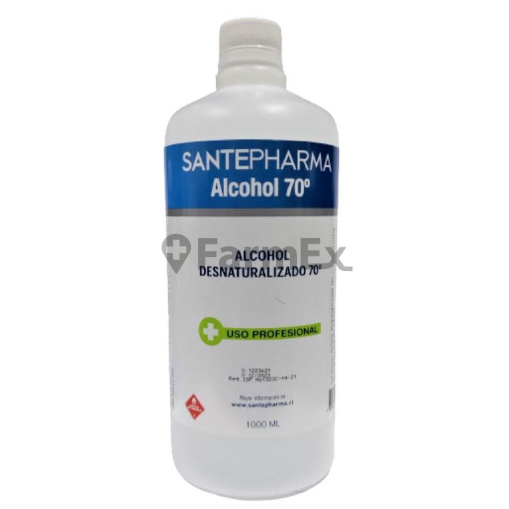 Alcohol Desnaturalizado 70° x 1000 ml Santepharma